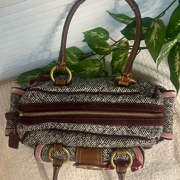 Coach Limited Edition Soho Tweed Satchel handbag, EUC - Picture 4 of 14
